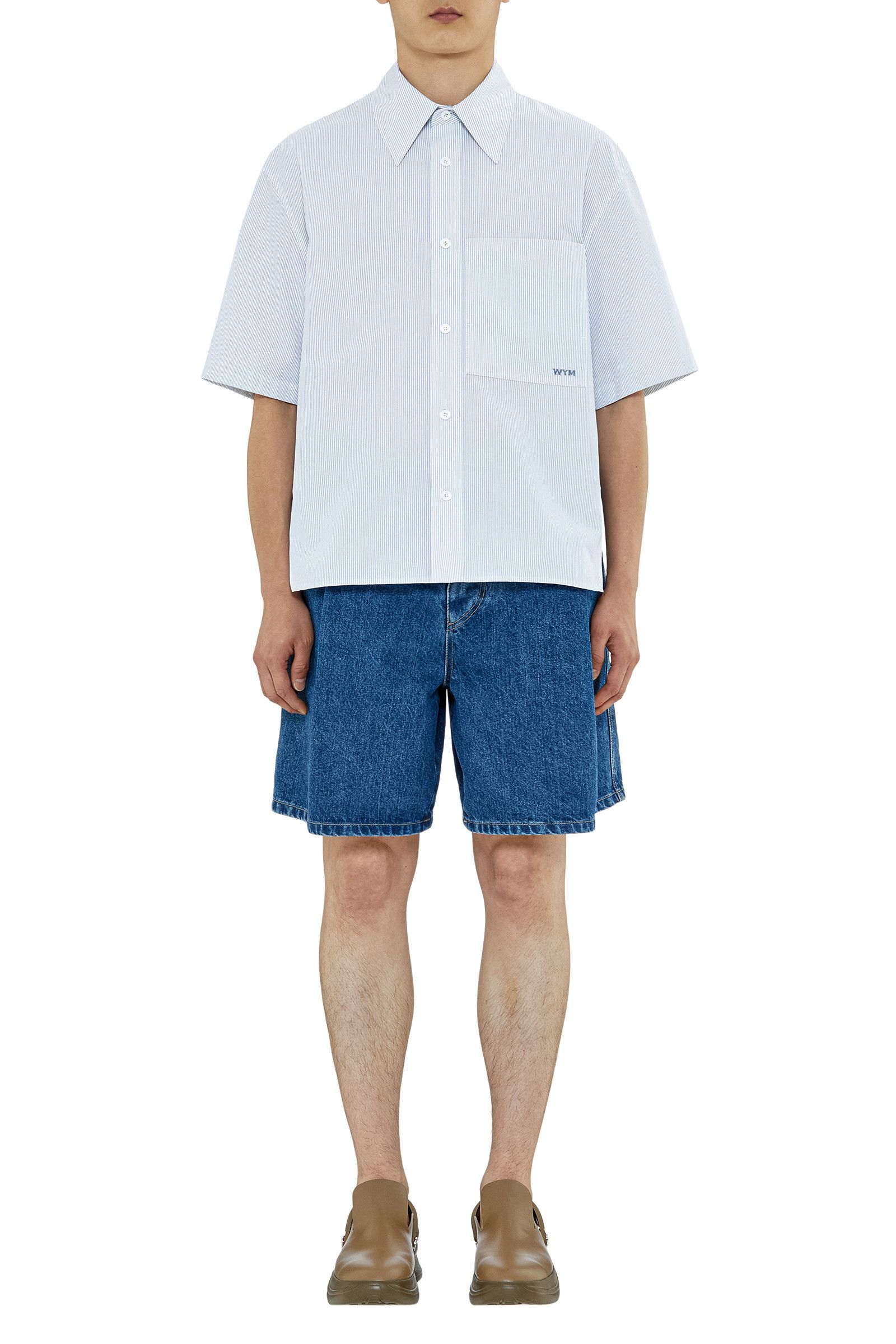 Wooyoungmi BNWT SS23 WOOYOUNGMI SHORT SLEEVES STRIPE SHIRT 46 Size US S / EU 44-46 / 1 - 1 Thumbnail