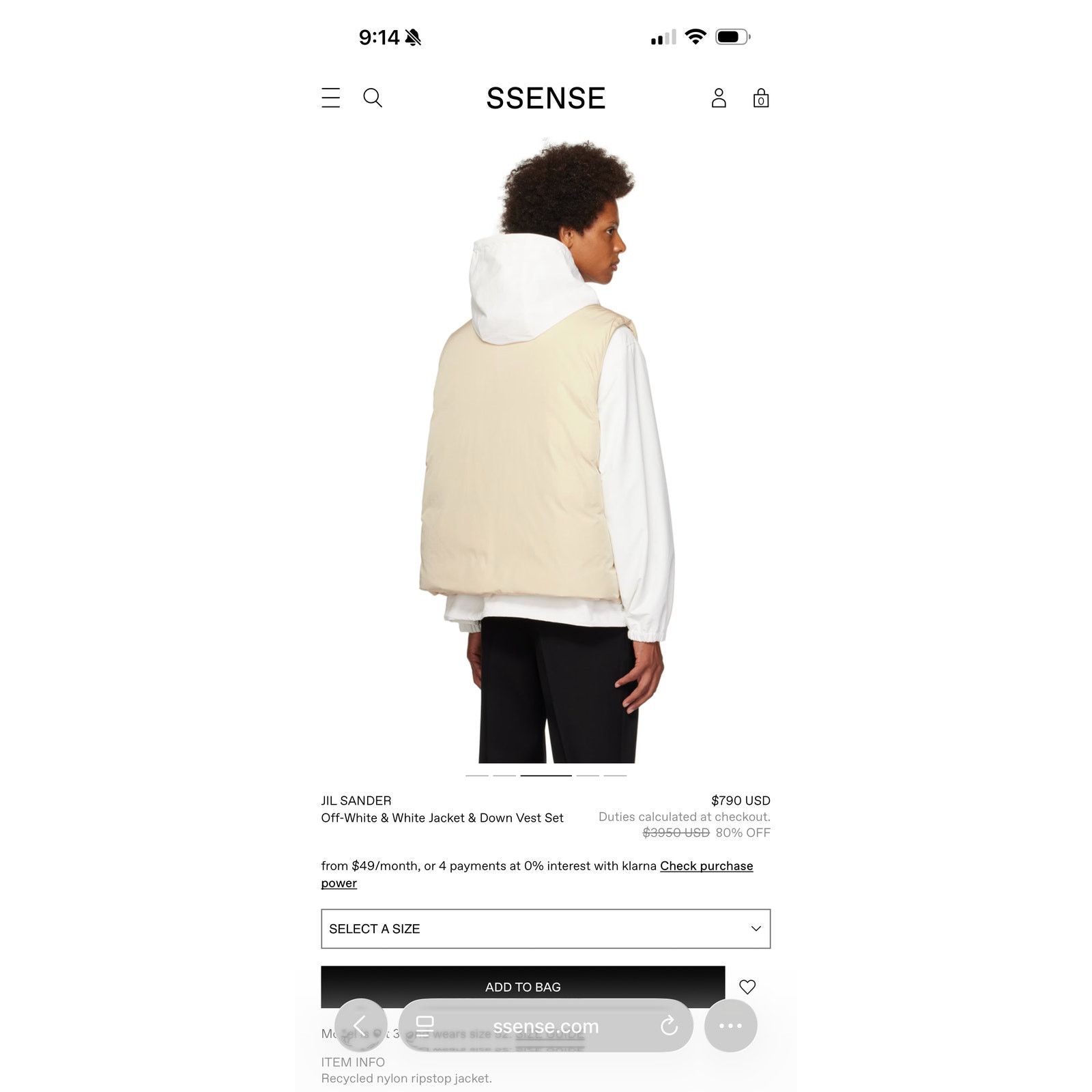Jil Sander $3,950 Jil Sander White/Beige Layered Jacket/Vest - L Size US L / EU 52-54 / 3 - 12 Thumbnail
