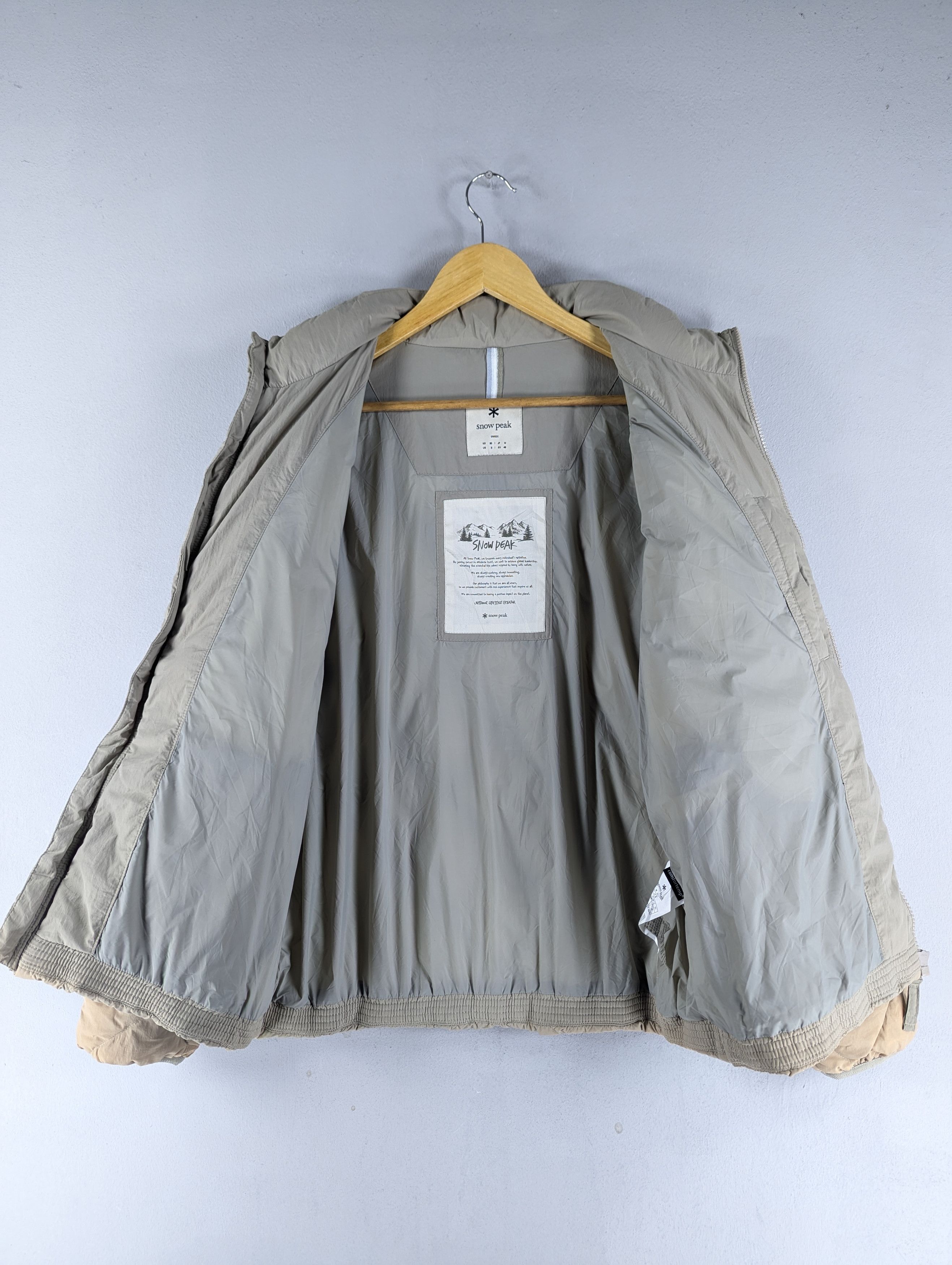 Snow Peak Snow Peak Unisex Quilted Puffer Distressed Jacket Size US M / EU 48-50 / 2 - 12 Thumbnail