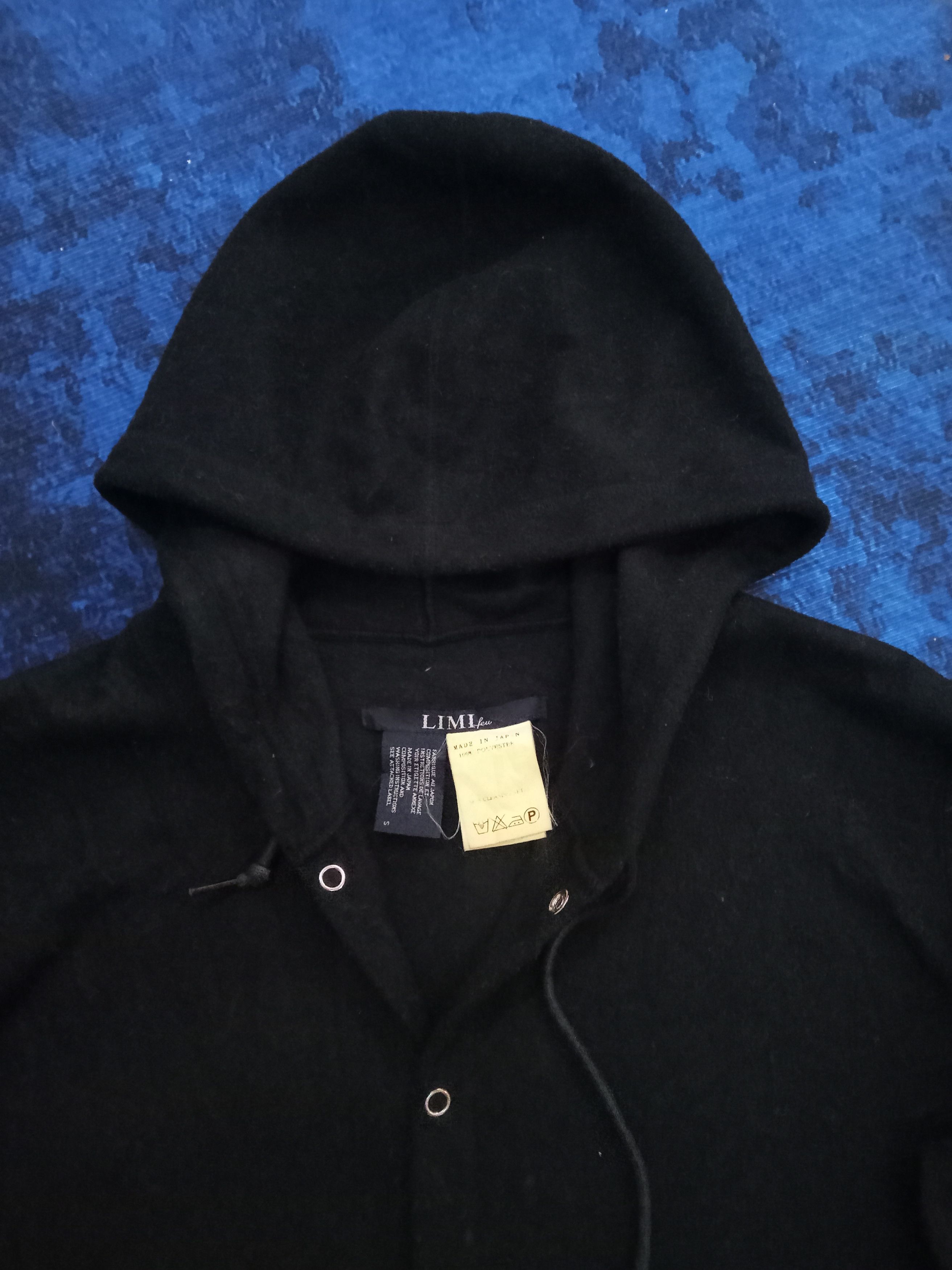 Limi Feu Limi Feu Yohji Yamamoto Hooded Long Cardigan Size L / US 10 / IT 46 - 2 Thumbnail