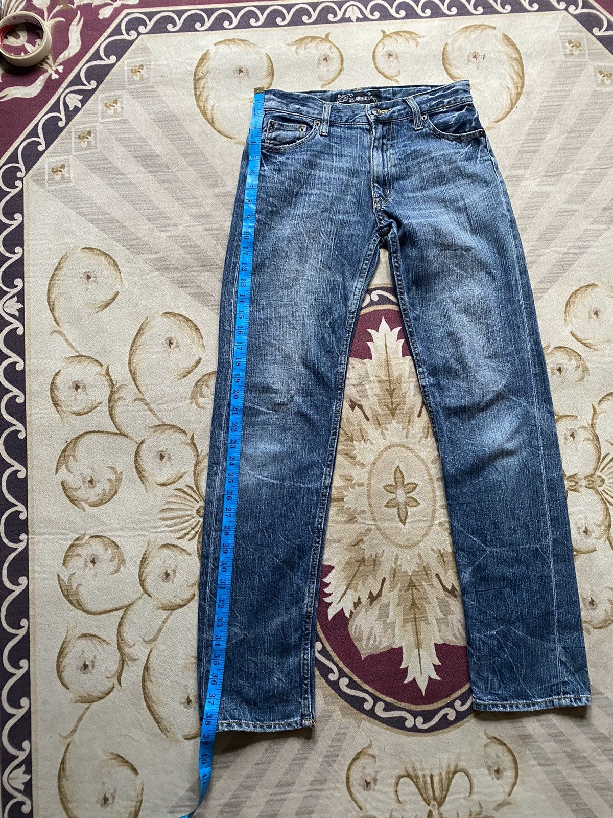 Ed Hardy Vintage Japanese Brand Oririn Lightning Style Size US 28 / EU 44 - 12 Thumbnail