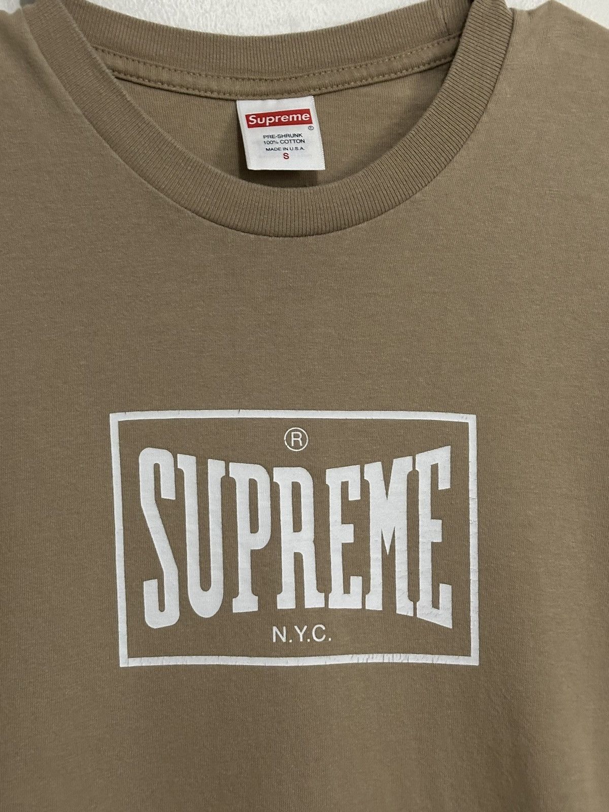 Supreme Supreme Warm Up Tee Size US S / EU 44-46 / 1 - 2 Thumbnail