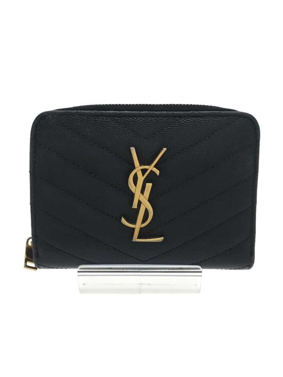 Yves Saint Laurent Saint Laurent Leather Corner Threaded Wallet | Grailed