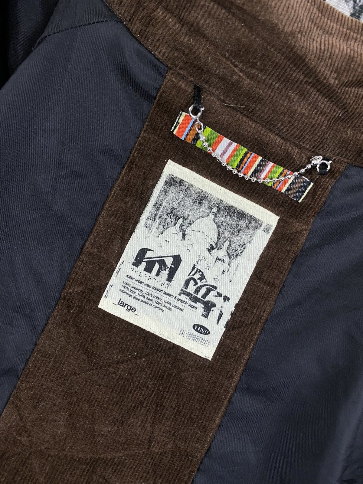 Japanese Brand Vtg Urban Wear Fullzip Brown Color Knit Sweater Size US M / EU 48-50 / 2 - 9 Thumbnail