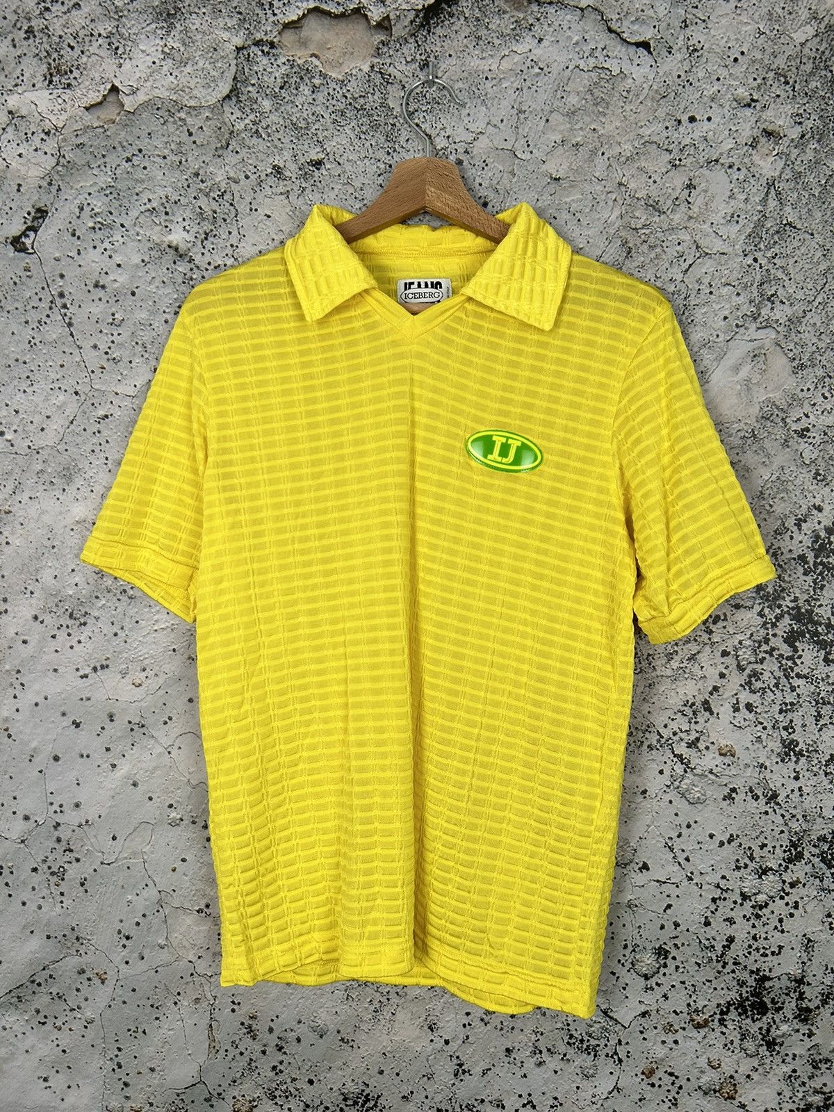 Iceberg Vintage Iceberg Jeans 90s Polo Tee Avant-garde Archival Rare Size US L / EU 52-54 / 3 - 1 Thumbnail