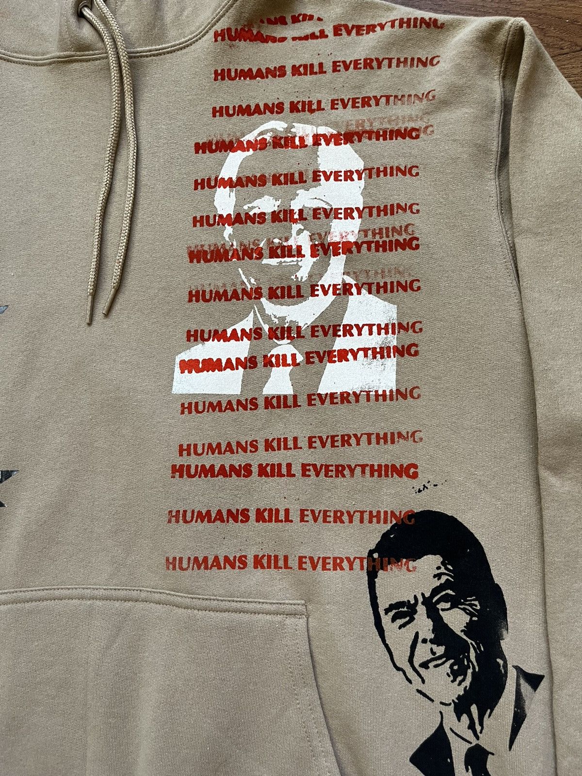 Other All Over Print Humans Kill Everything Hoodie Size US XL / EU 56 / 4 - 3 Thumbnail