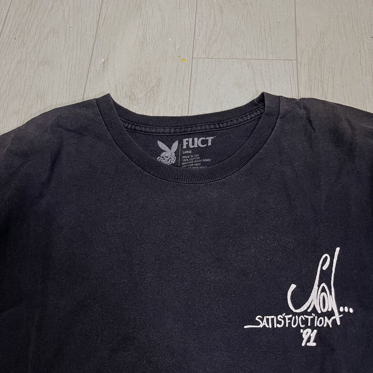 FUCT × Fuck The Population Fuct Satisfaction “I cant get snow” nude tshirt Size US L / EU 52-54 / 3 - 3 Thumbnail