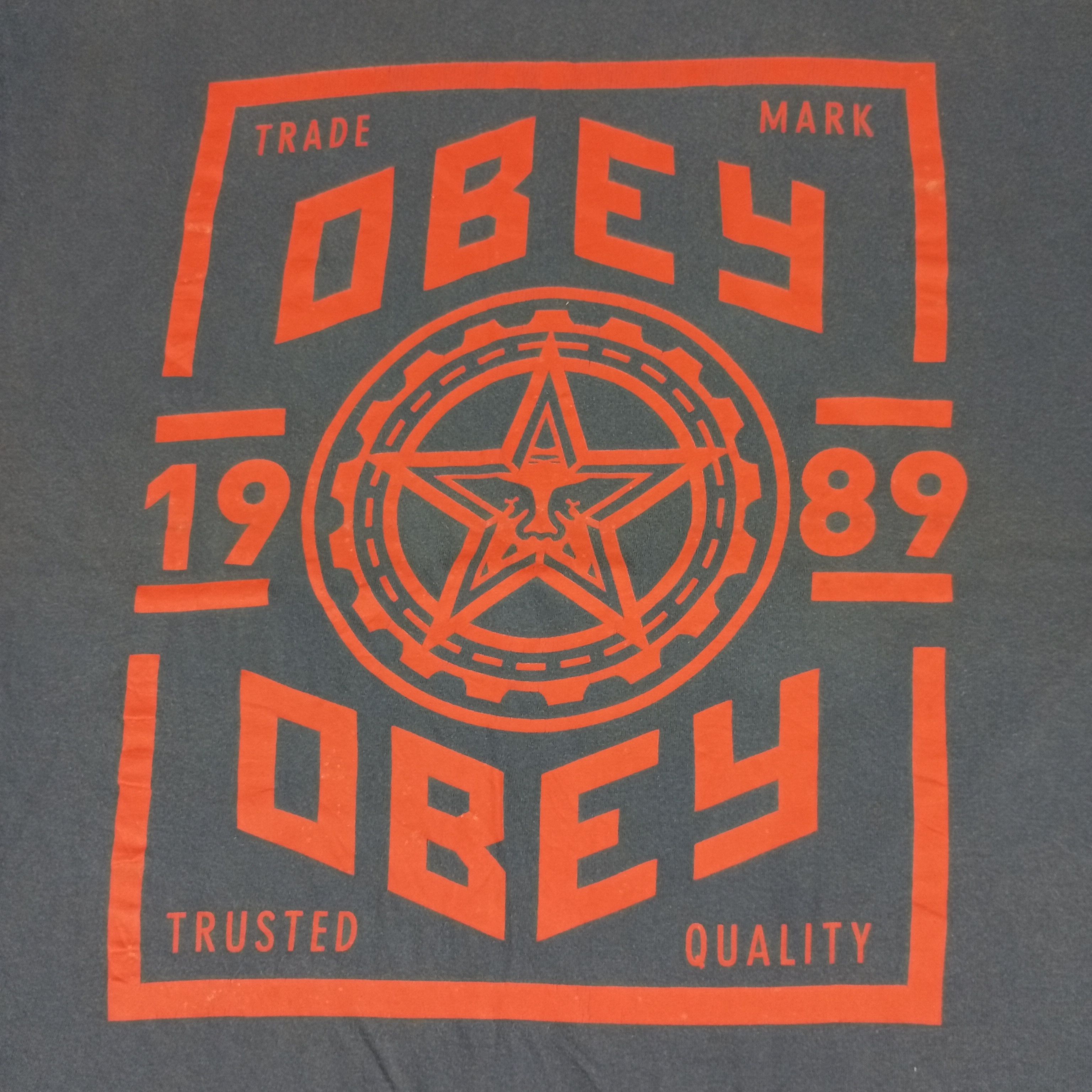 Obey × Vintage Obey Streetwear Skateboard Style Tshirt Size US L / EU 52-54 / 3 - 2 Thumbnail