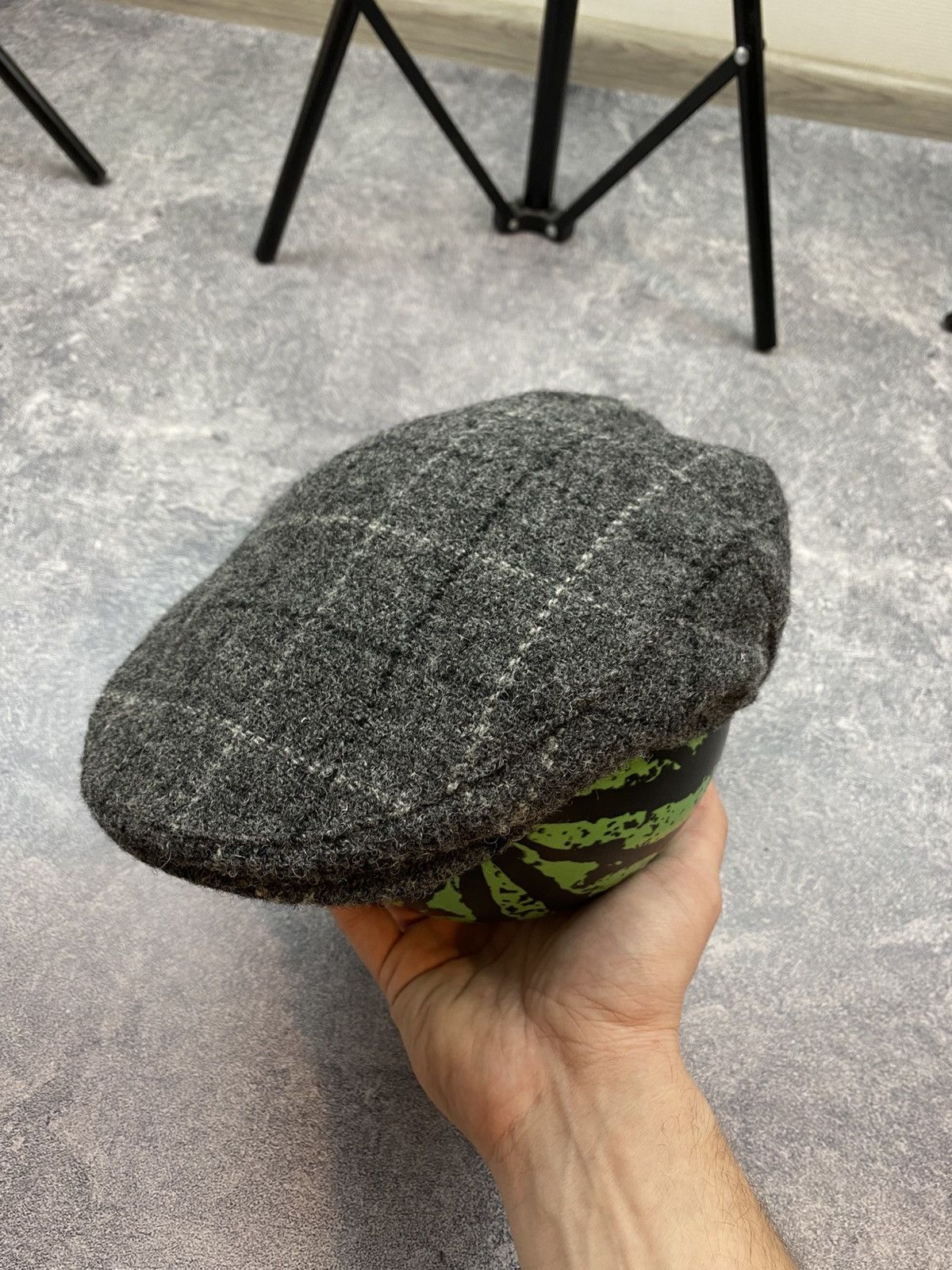 Harris Tweed × Vintage Vintage Y2K Harris Tweed Cap Streetwear Size XL Size ONE SIZE - 1 Thumbnail