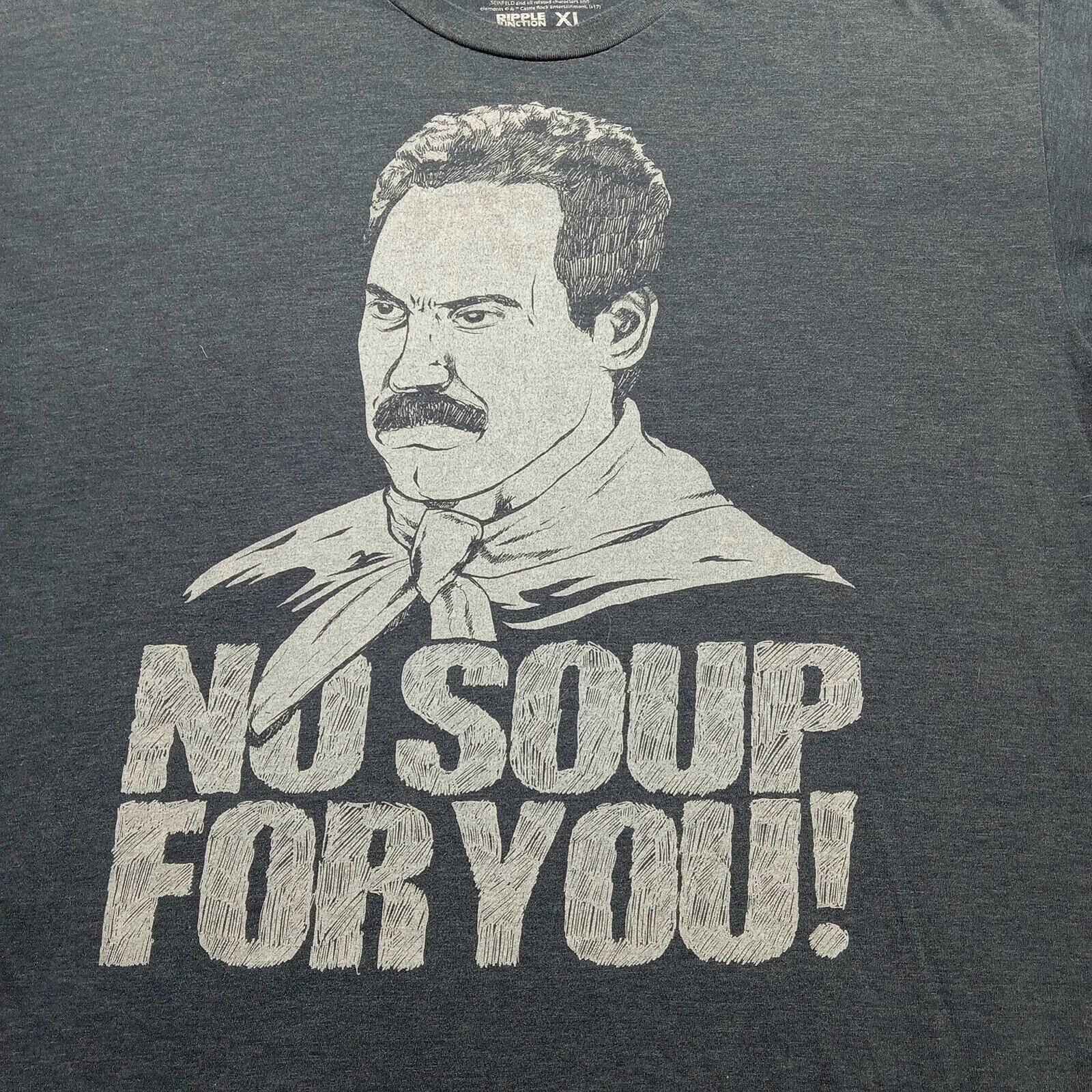& Other Stories Seinfeld No Soup For You T-Shirt Men XL Blue Ripple Junction Size US XL / EU 56 / 4 - 3 Thumbnail