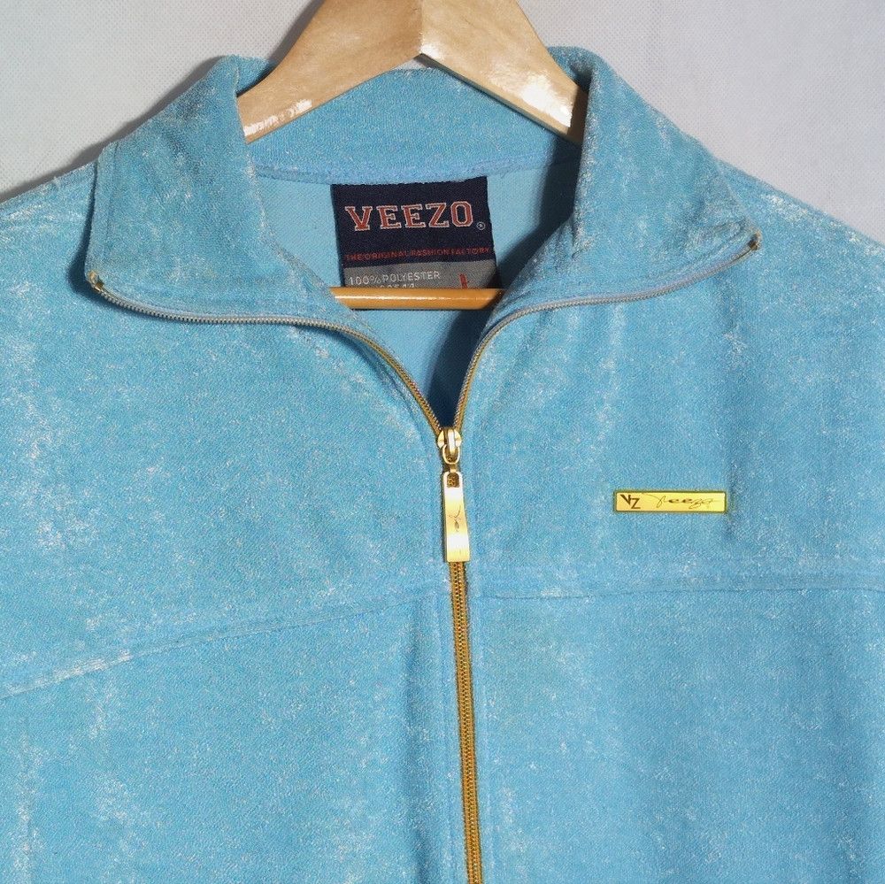 Other Veezo Streetwear Sz L Russian Light Blue Velour Zip-Up Jack Size US L / EU 52-54 / 3 - 2 Thumbnail