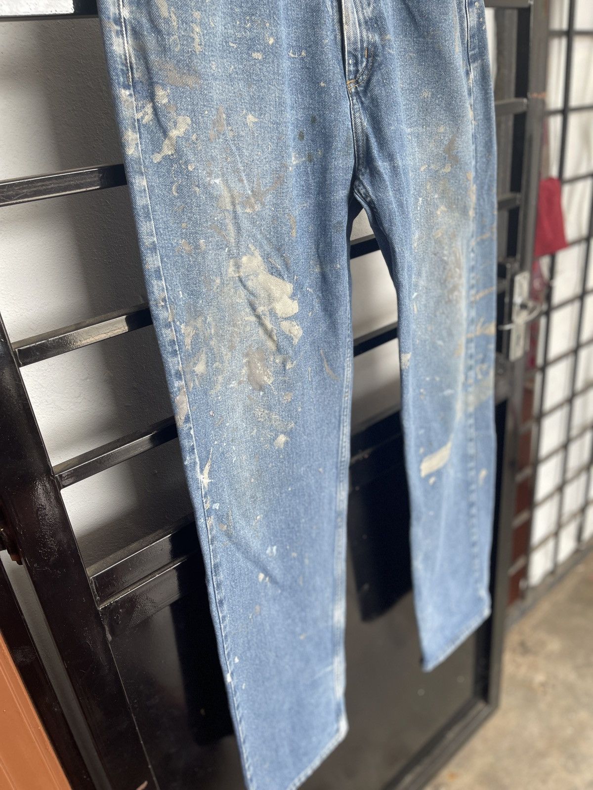 Carhartt Distressed Paint Stains Carhatt Relaxed Fit Denim Size US 34 / EU 50 - 4 Thumbnail
