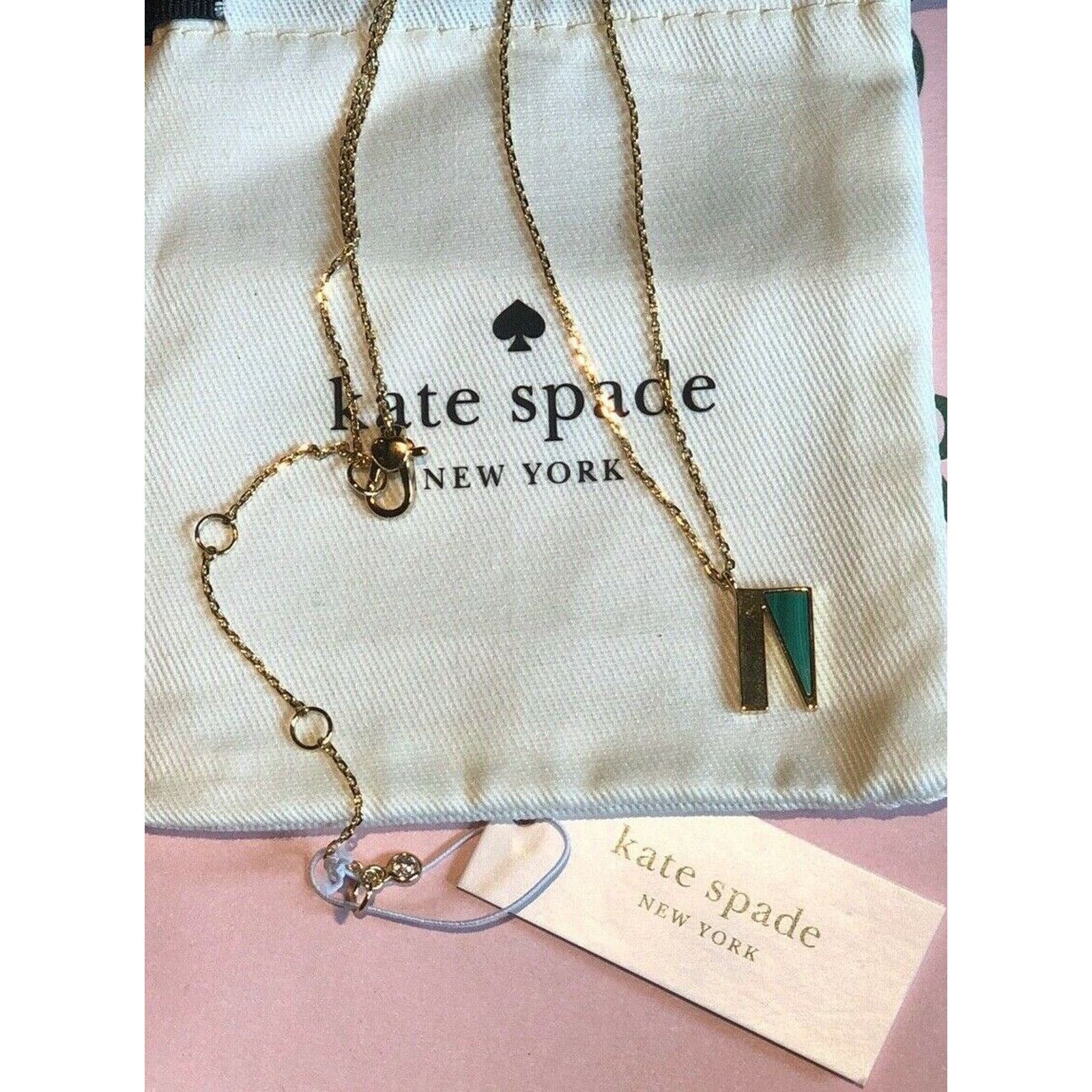 Kate Spade Kate Spade Truly Yours Initial N Pendant Necklace Gold tone Size ONE SIZE - 5 Thumbnail