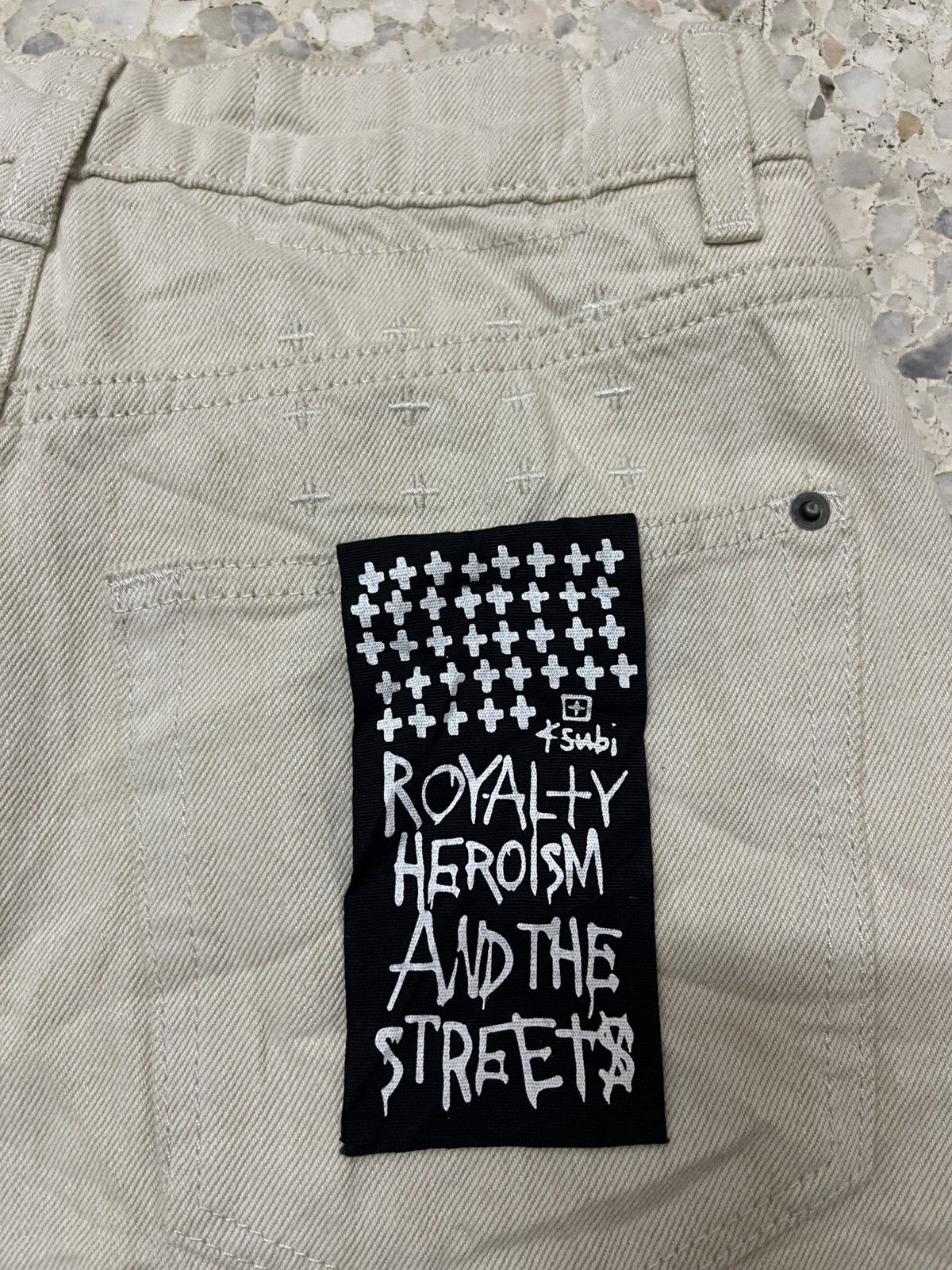 Ksubi Ksubi “Royalty Heroism and The Streets” Beige Jeans Size US 28 / EU 44 - 10 Thumbnail