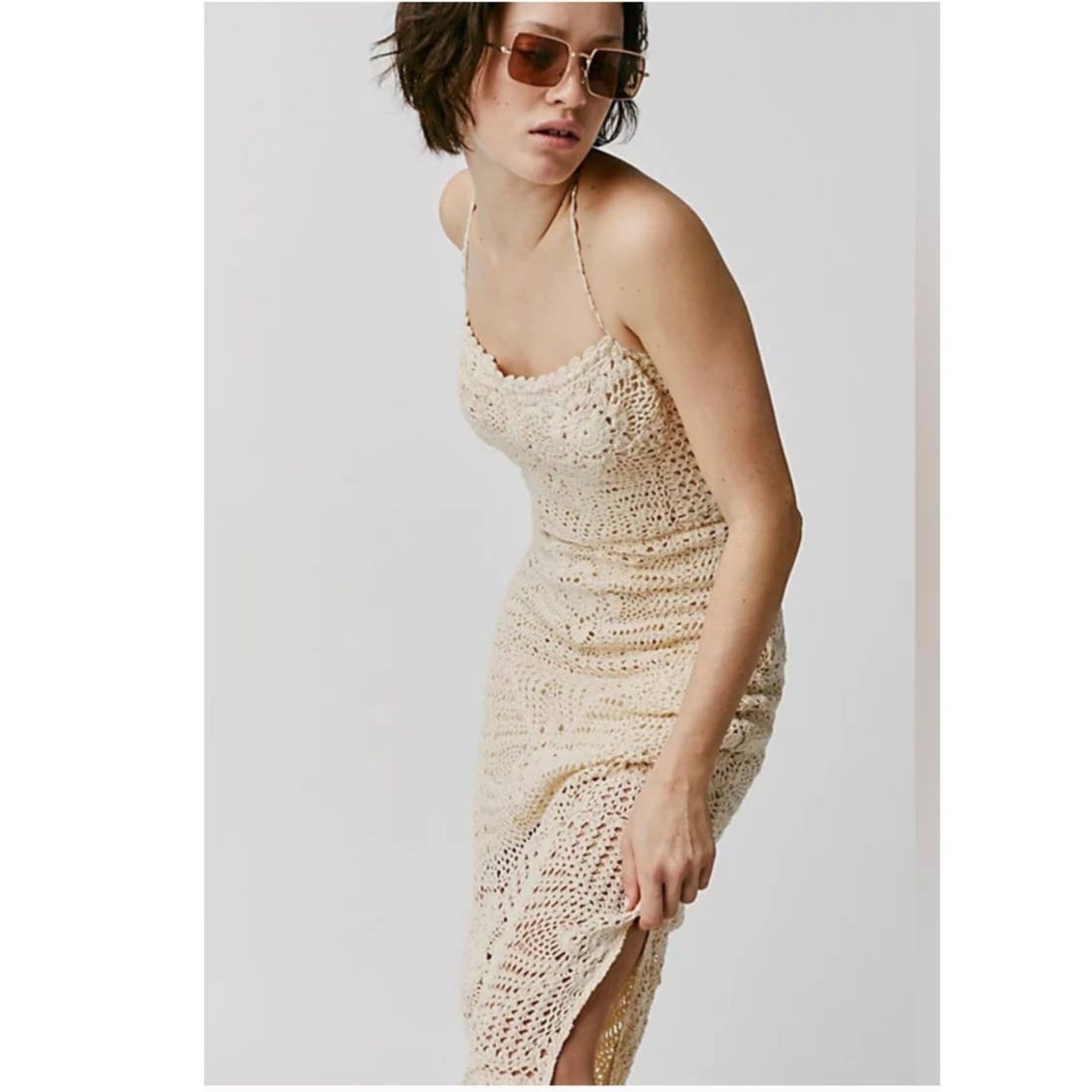 man dress Daisy Dress (Beige) – Flower Wild