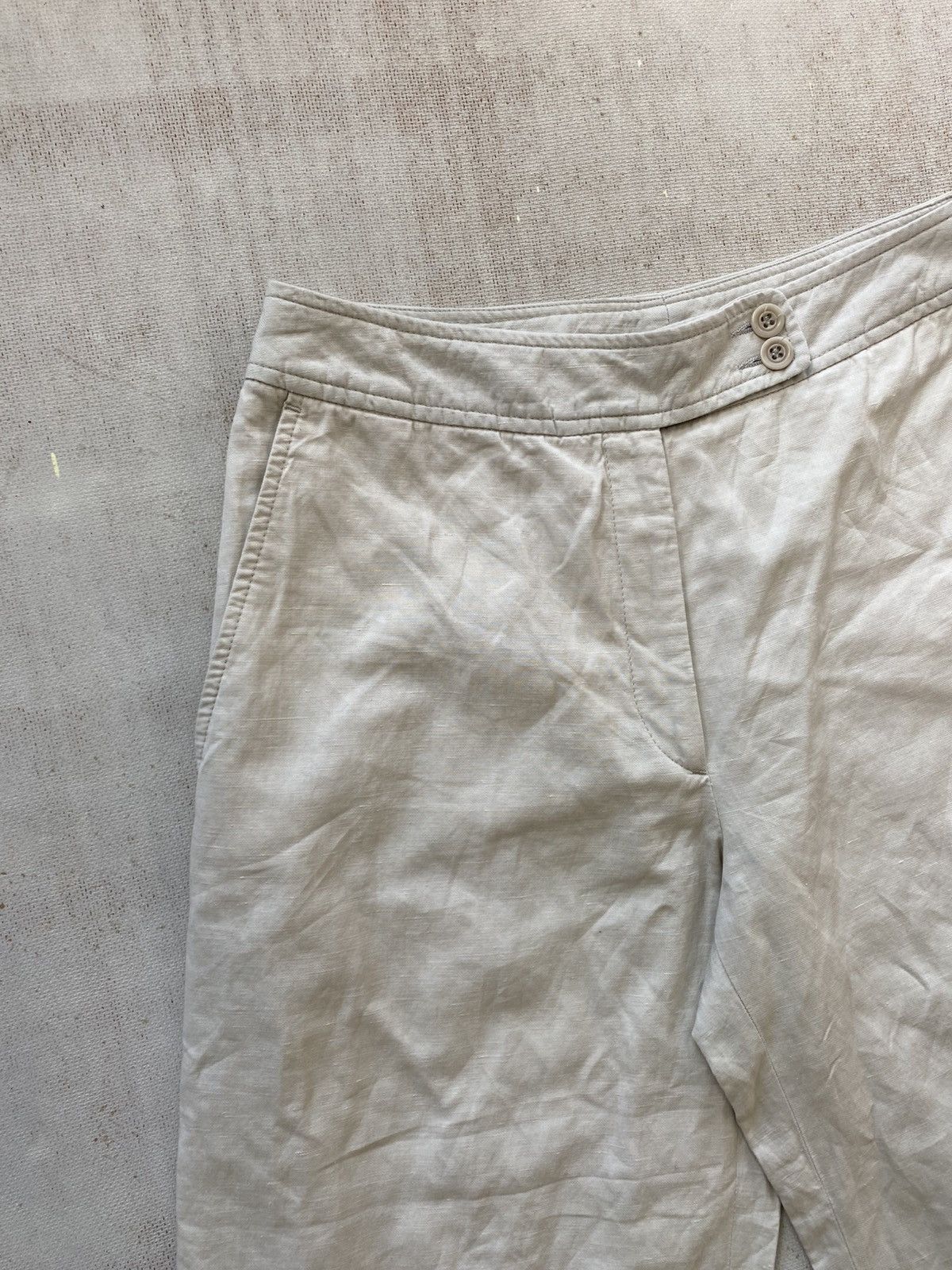 Dries Van Noten Dries Van Noten Linen Pants Size 28" / US 6 / IT 42 - 2 Thumbnail