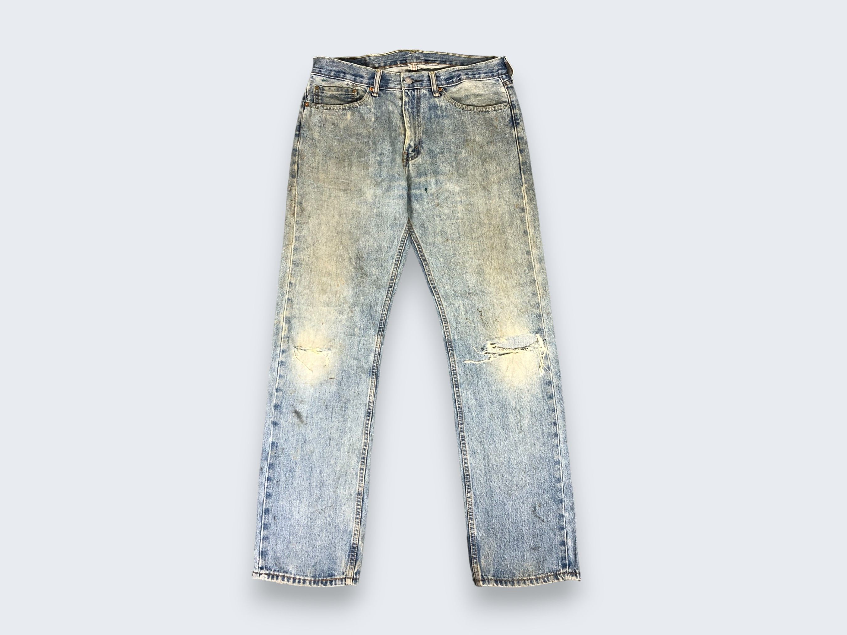 Levi's × Vintage Vintage Levis 505 Jeans Dirty L1026 Size US 36 / EU 52 - 1 Thumbnail