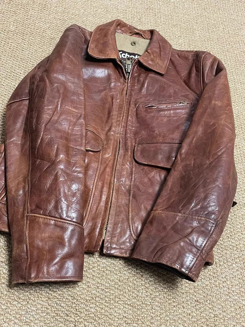 Schott Schott American vintage horse leather jacket Size US XS / EU 42 / 0 - 3 Thumbnail