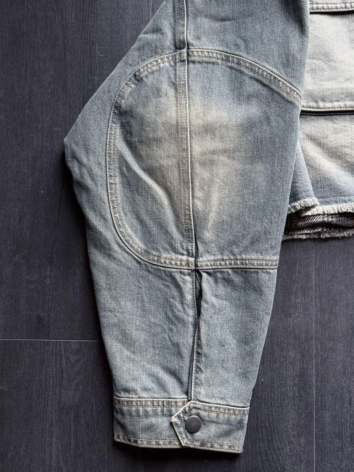 Martine Rose Martine Rose denim jacket cropped Size L / US 10 / IT 46 - 5 Thumbnail