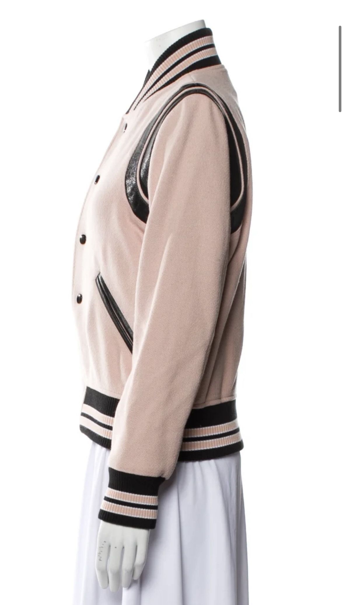Yves Saint Laurent Saint Laurent Pink Teddy Bomber Jacket Size M / US 6-8 / IT 42-44 - 2 Thumbnail