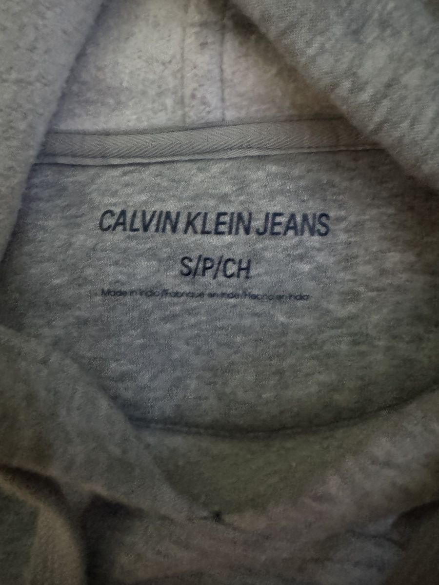 Calvin Klein Grey Calvin Klein Logo Pullover Size US S / EU 44-46 / 1 - 2 Thumbnail
