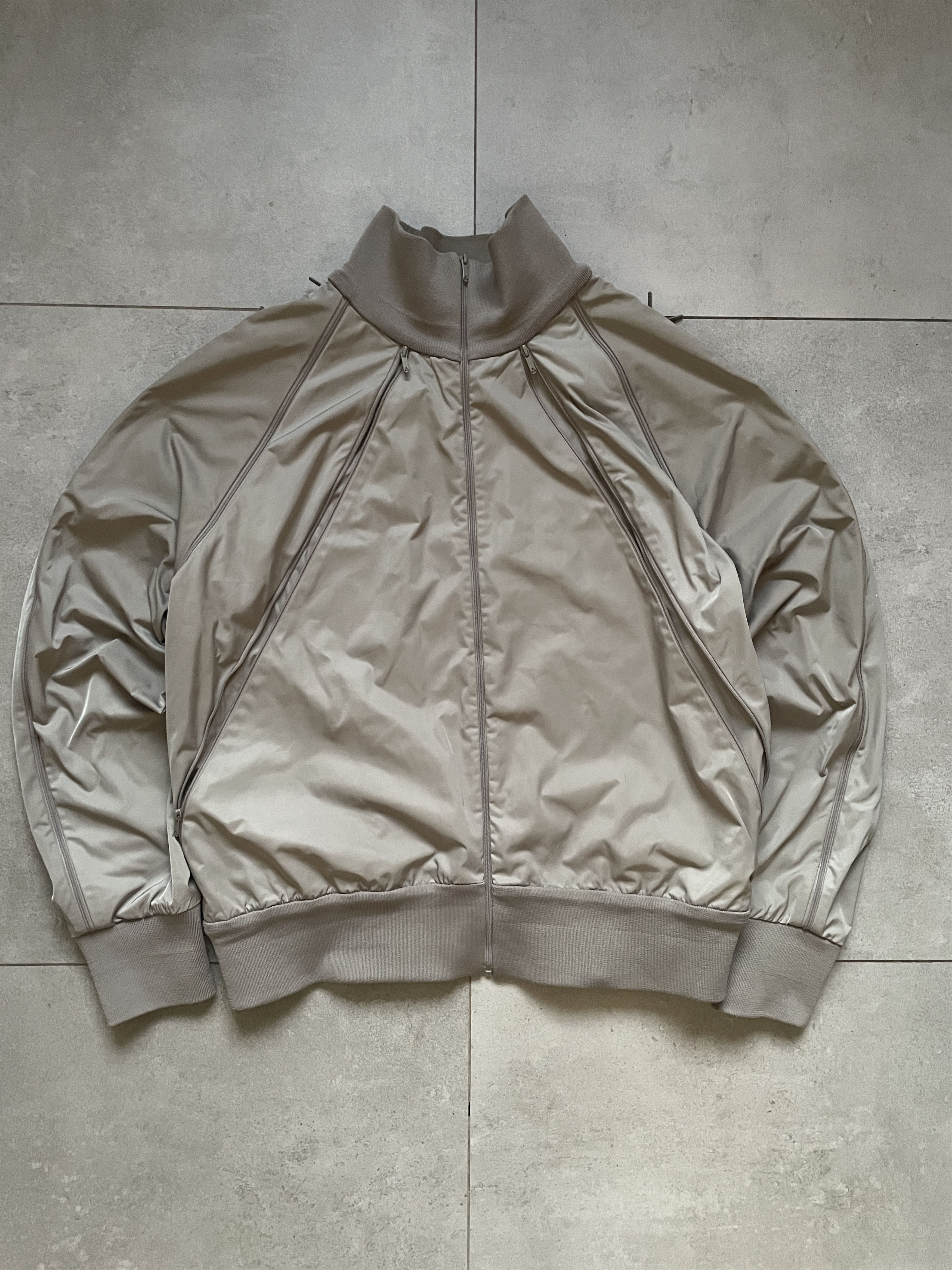 G-Star G STAR RAW X MARC NEWSMAN GRAY ZIPPER BOMBER JACKET Size US L / EU 52-54 / 3 - 6 Thumbnail