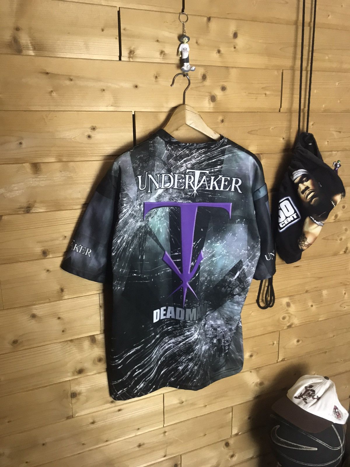 WWE Undertaker over print t-shirt Size US L / EU 52-54 / 3 - 7 Thumbnail