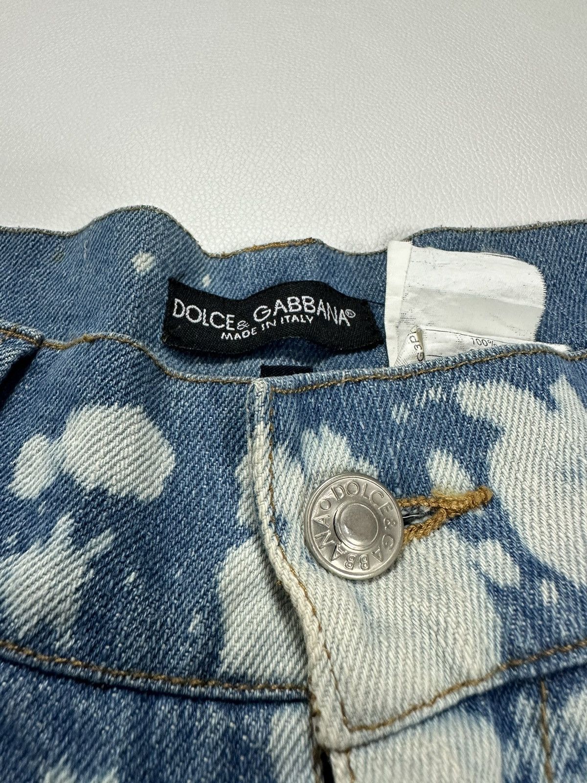 Dolce & Gabbana Dolce & Gabbana Hybrid Denim and Cotton Pants Size US 32 / EU 48 - 7 Thumbnail
