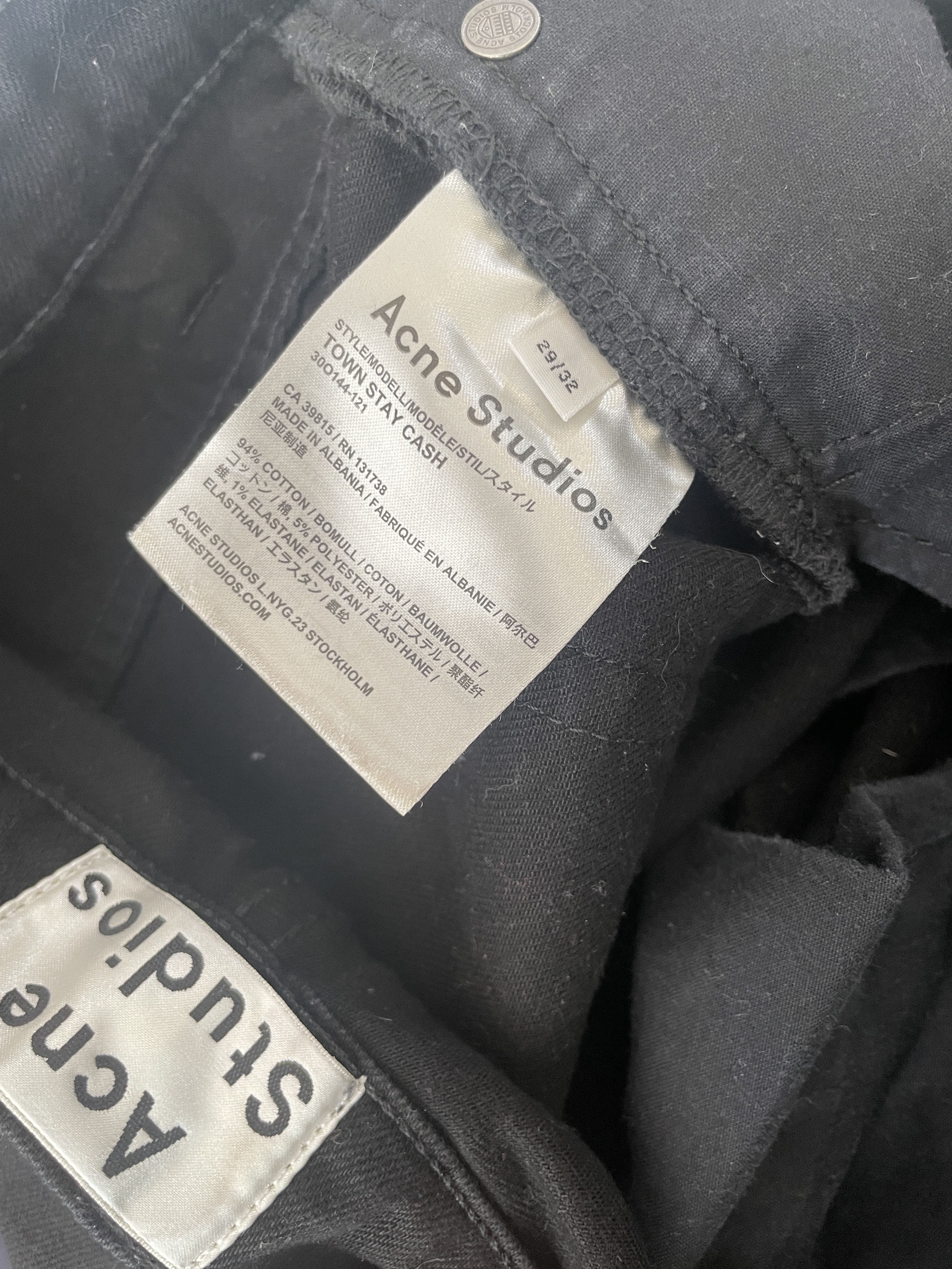 Acne Studios Town Stay Cash Size US 29 - 5 Thumbnail