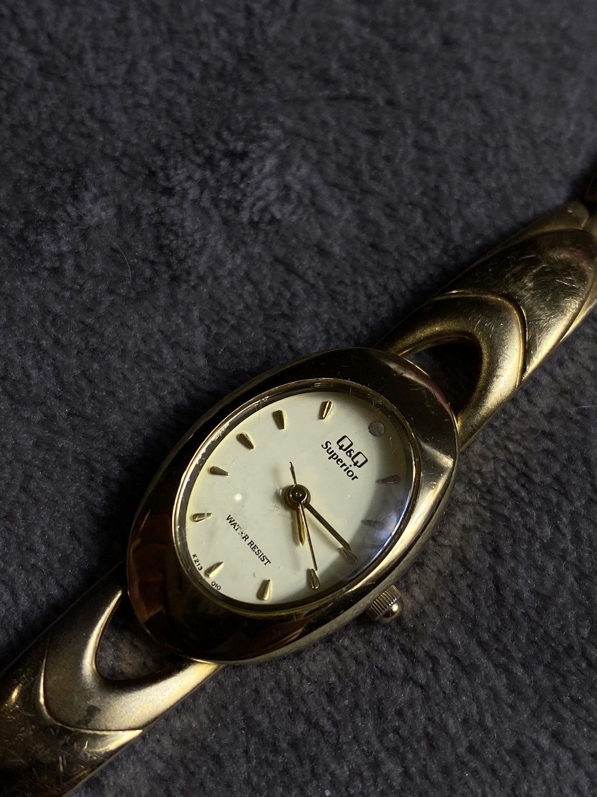 Japanese Brand Futuristic Vintage Japanese Style Gold Watch - Work 100% Size ONE SIZE - 4 Thumbnail