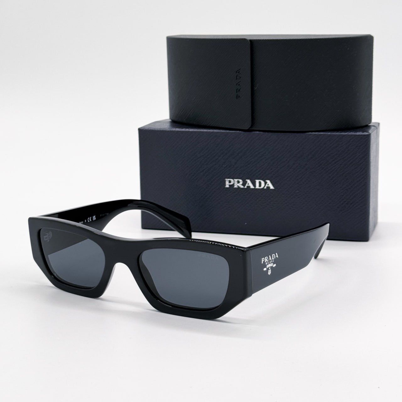 Prada NEW PRADA PRA02S 16K08Z WOMEN SUNGLASSES SPRA02 BLACK