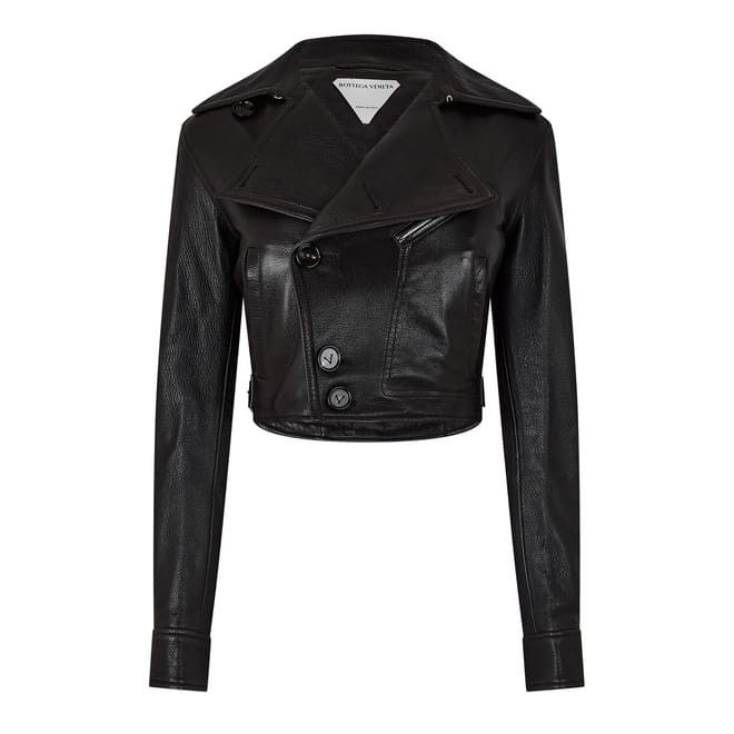 Bottega Veneta Biker Jacket in Black Outerwear