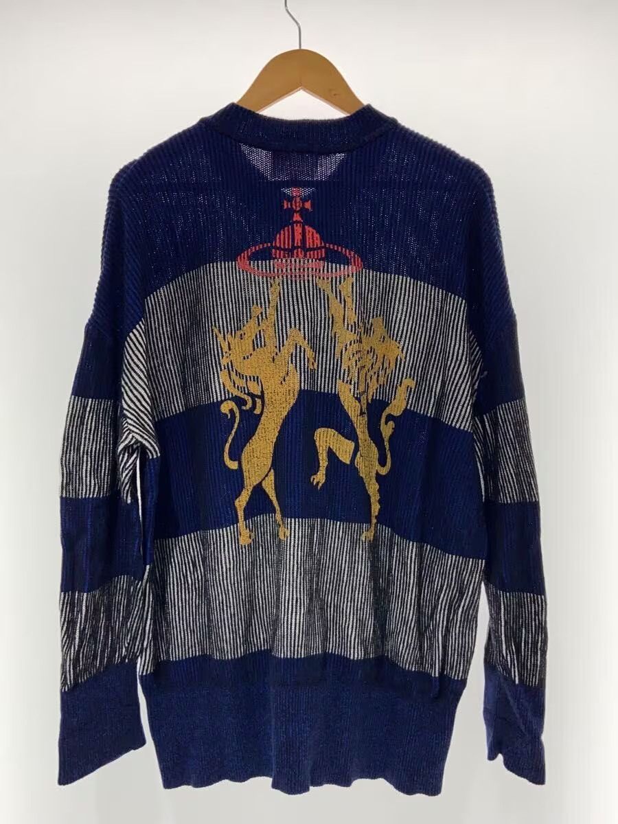 Vivienne Westwood Horse Lion Stripe Knit Cardigan Size US XL / EU 56 / 4 - 2 Thumbnail