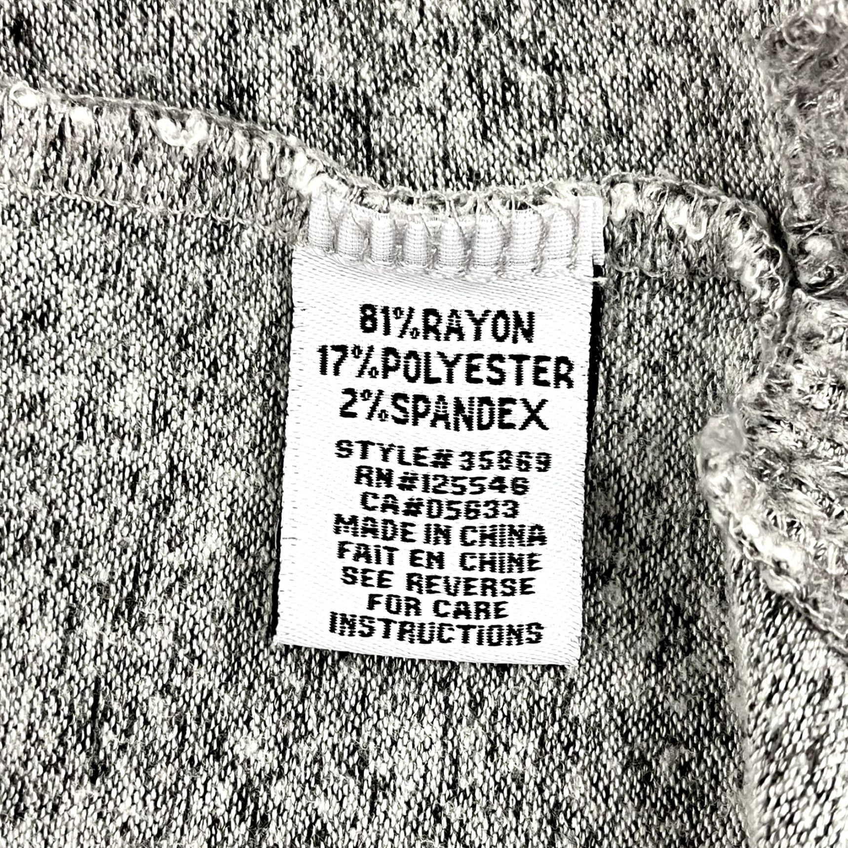 Habitat HABITAT Clothes To Live Sweater Womens Medium Gray Super Soft Fleece Pullover Size M / US 6-8 / IT 42-44 - 7 Thumbnail