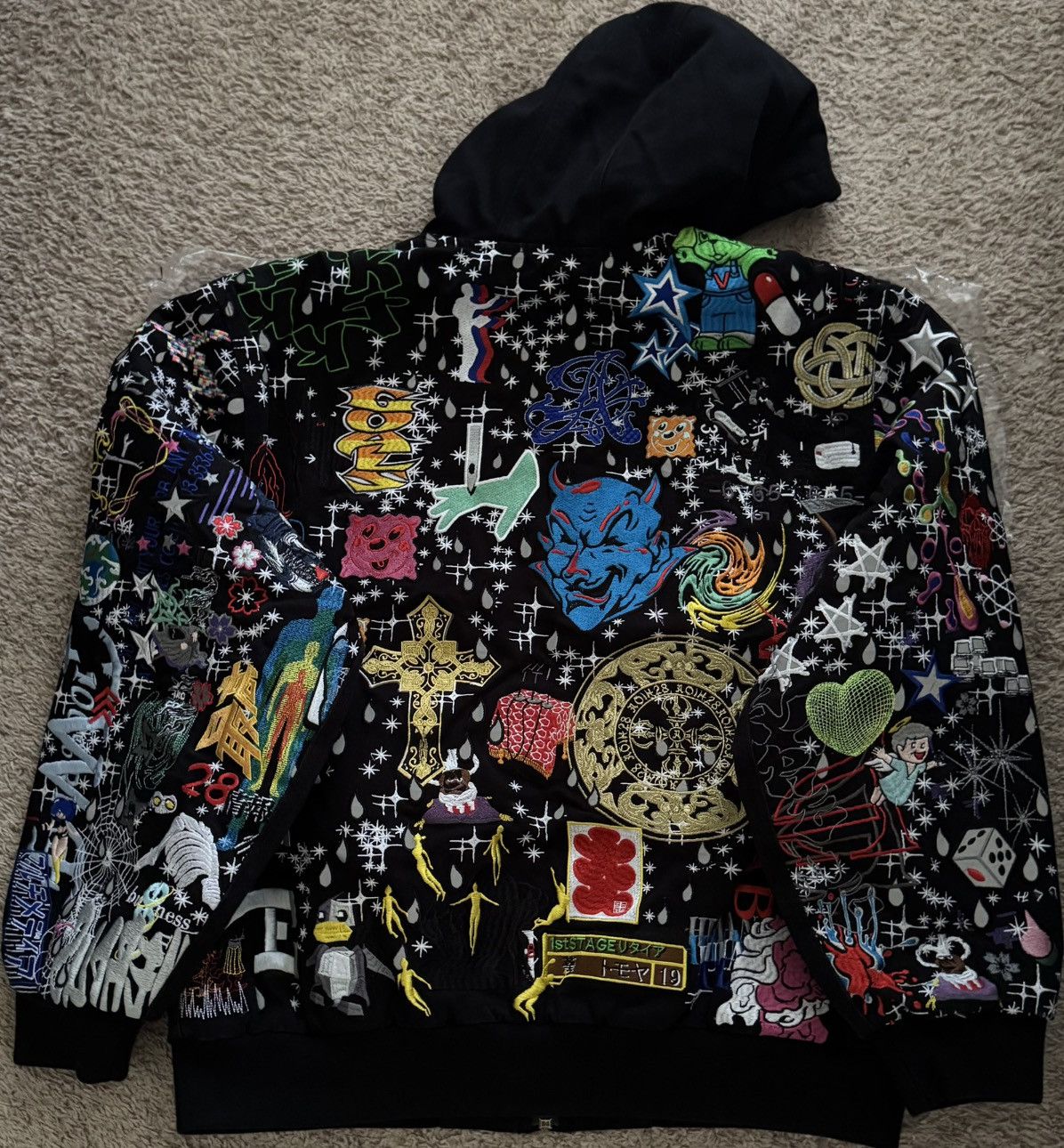 トップス AOI Embroidered Hooded Work Jacket XL Supreme AOI Hooded Work Jacket (SS24) - $468