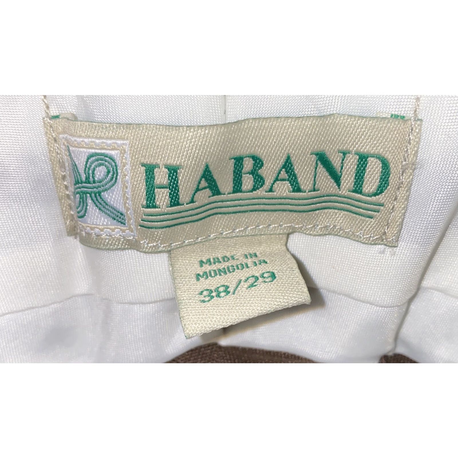Haband VINTAGE Haband Mens Brown Polyester Pleated Dress Pants Size 38 X 29 NWT Mens Pants Regular 29 Inseam Brown Dress Pants Size US 38 / EU 54 - 5 Thumbnail