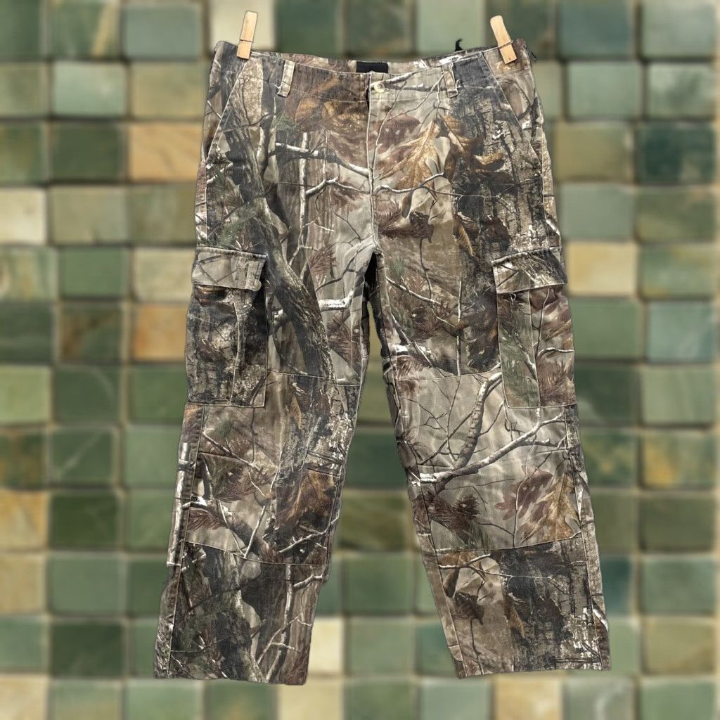 Vintage Diablo Outdoors Hunting Cargo Pants Men's Large Camo Workwear Pants Cargo Streetwear Size US 33 - 1 Thumbnail
