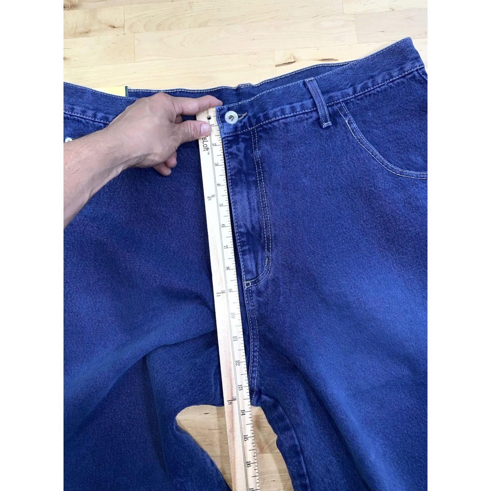 Vintage VINTAGE Solo Denim Jeans Men 40 Blue Loose Baggy USA 90s 13110 jeans 90s Hip Hop Mens Blue Denim USA 40 Regular Size US 40 / EU 56 - 7 Thumbnail