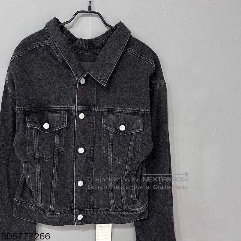 Balenciaga Balenciaga Black Denim Jacket. Size US XS / EU 42 / 0 - 3 Thumbnail