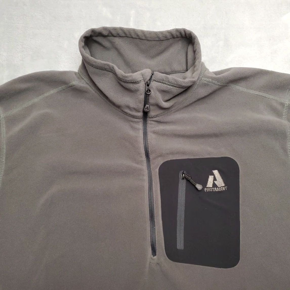 Eddie Bauer VINTAGE Eddie Bauer First Ascent Sweater Mens XL Gray 1/4 Zip Pullover Fleece Whitaker Size US XL / EU 56 / 4 - 4 Thumbnail
