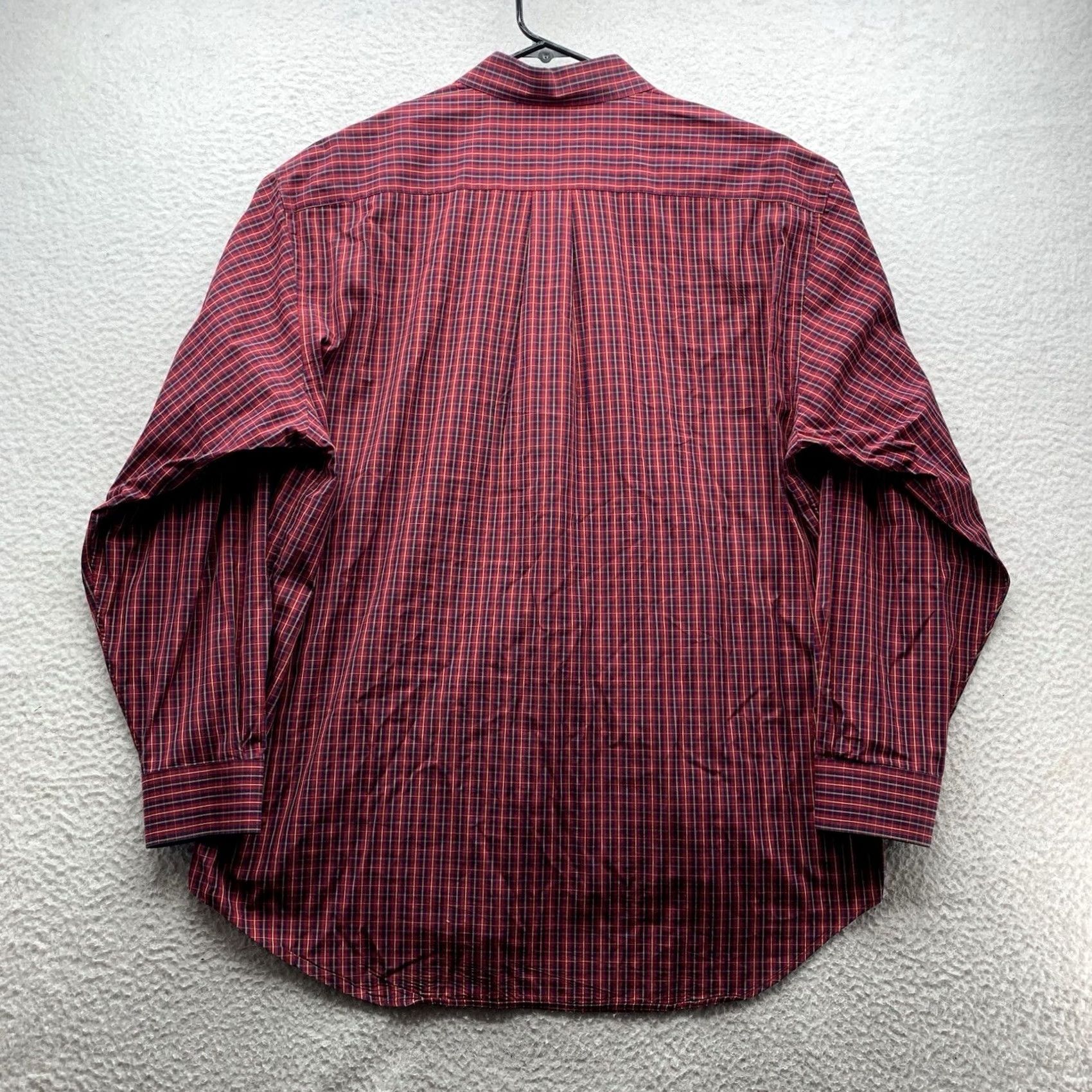 Vineyard Vines Vineyard Vines Whale Shirt Mens Large Red Blue Yellow Plaid Preppy Relaxed Fit Size US L / EU 52-54 / 3 - 5 Thumbnail