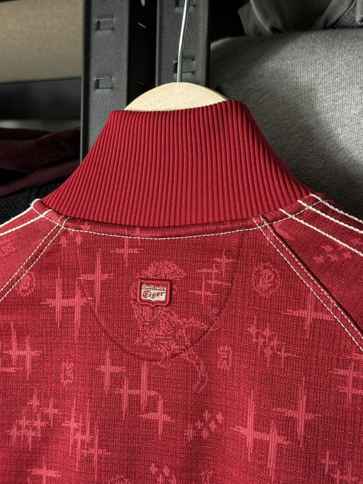 Onitsuka Tiger Onitsuka Tiger Track Jacket Red Full Zip Y2K Japan Style S Size US S / EU 44-46 / 1 - 15 Thumbnail