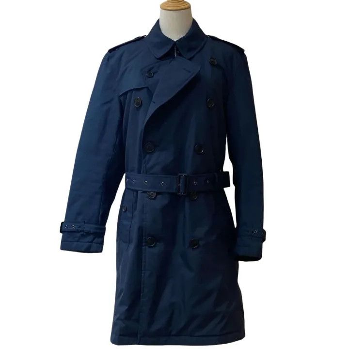 Burberry Burberry Classic Double-Breasted Belted Trench Coat 0079 Size L / US 10 / IT 46 - 1 Thumbnail