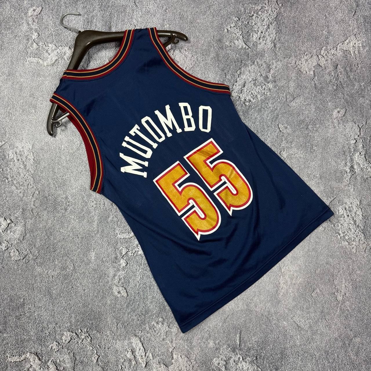 Champion 90s Champion Denver Nuggets Dikembe Mutombo Size 48 Jersey Size US M / EU 48-50 / 2 - 7 Thumbnail
