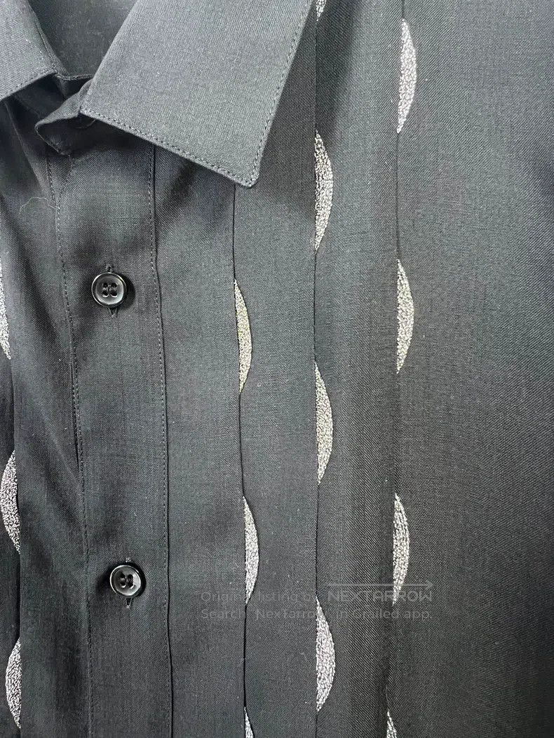 Saint Laurent Paris Saint Laurent Paris Silver Thread Moon Crescent Wind Organ Size M / US 6-8 / IT 42-44 - 3 Thumbnail