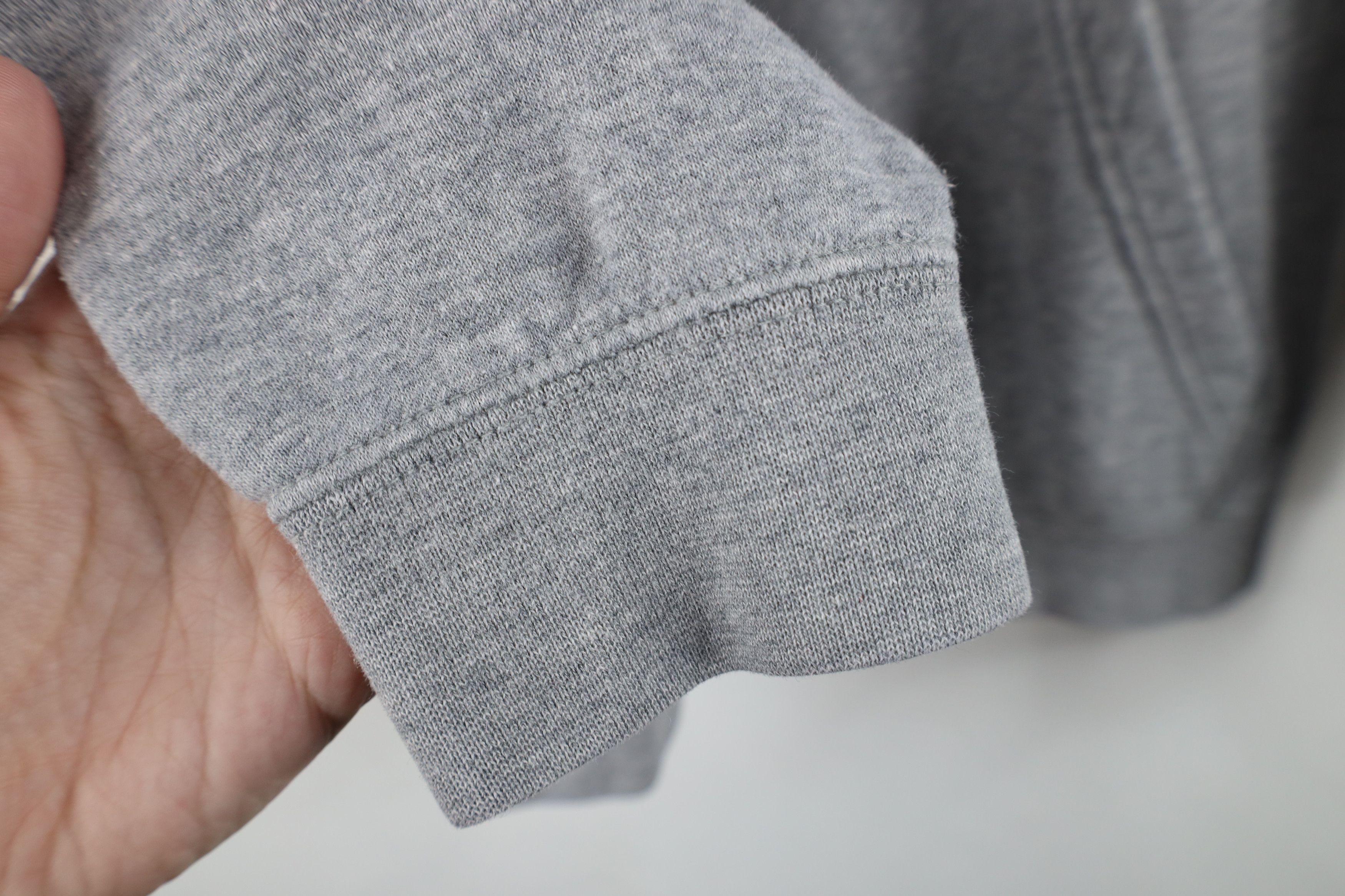 Nike × Vintage Vintage Y2K Nike Mini Swoosh Spell Out Hoodie Heather Gray Size US S / EU 44-46 / 1 - 7 Thumbnail