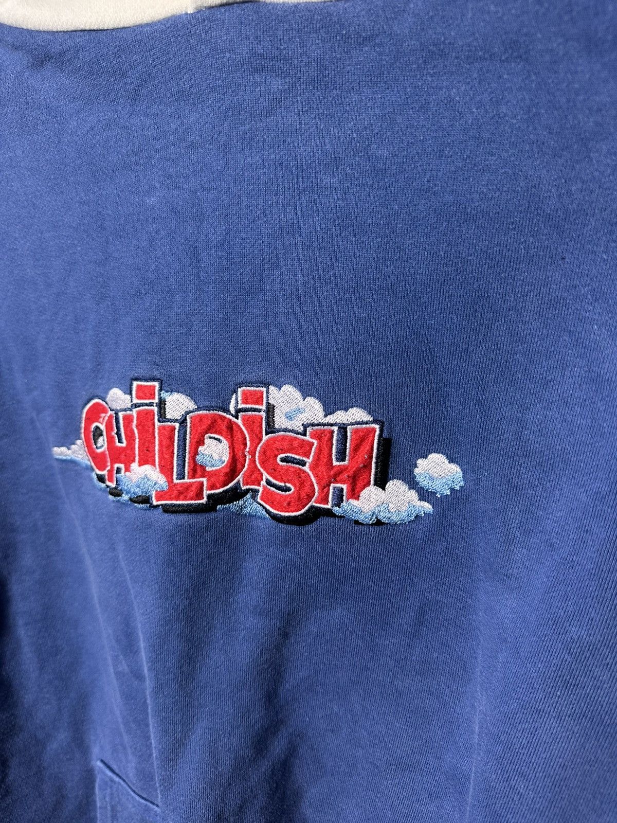 CHILDS × Japanese Brand × Vintage Vintage Theme Park Childish Blue TGF Hoodie Size US L / EU 52-54 / 3 - 4 Thumbnail
