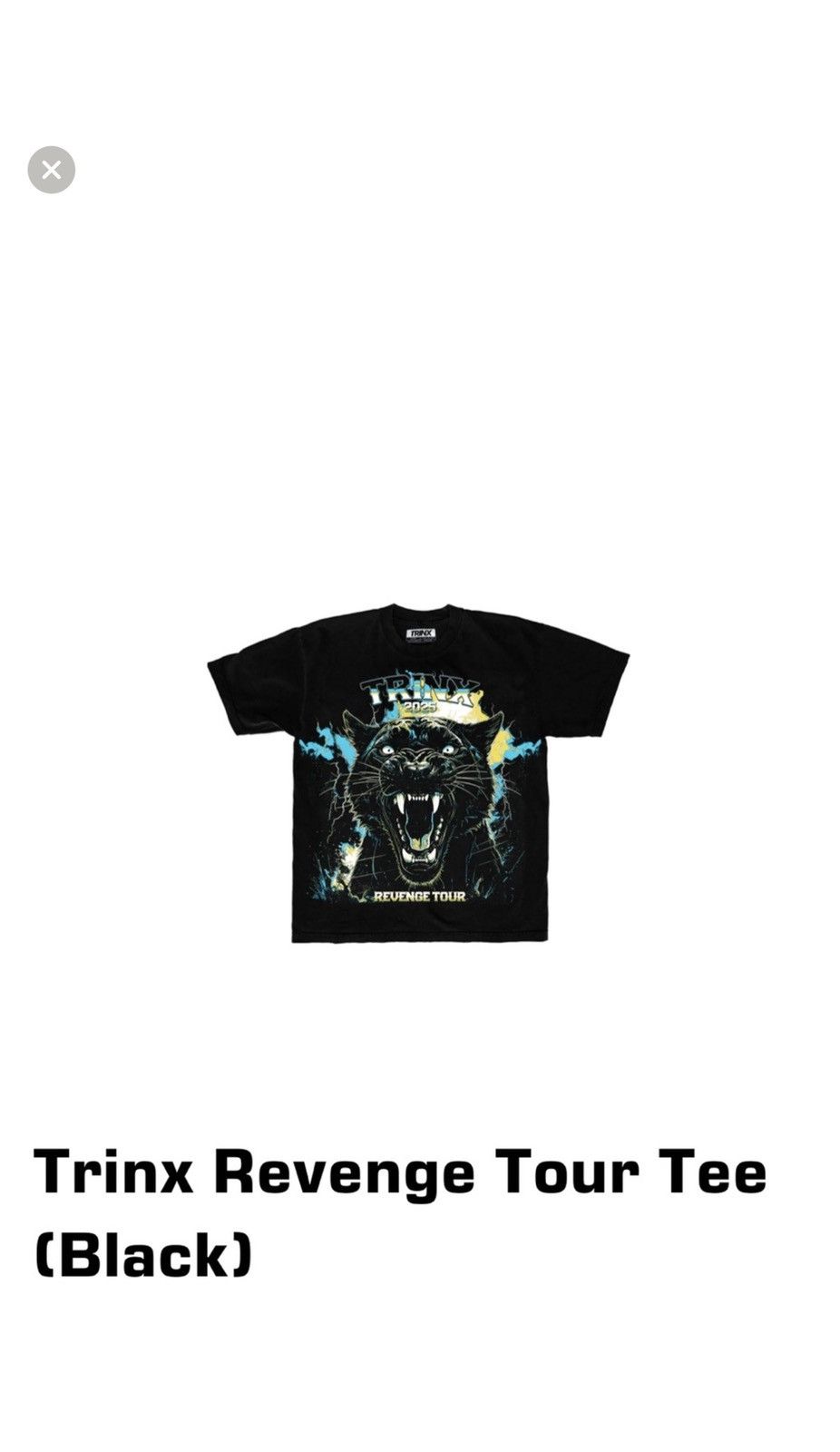 Other TRINX LA og Black Panther Revenge Tour Tee Size US XL / EU 56 / 4 - 2 Thumbnail