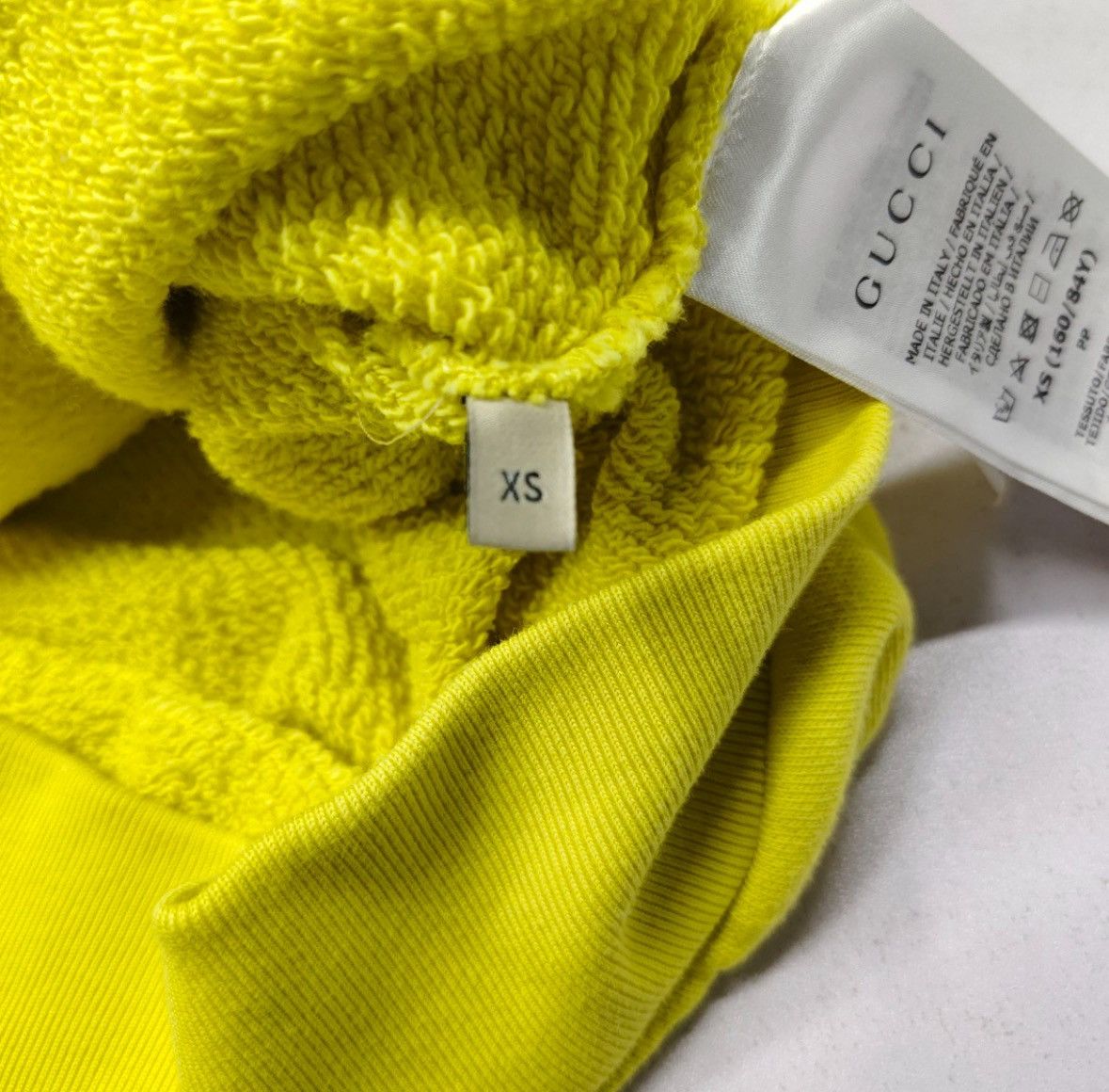 Gucci Gucci Lemon Logo Sweatshirt - Lime Yellow Size US XS / EU 42 / 0 - 5 Thumbnail