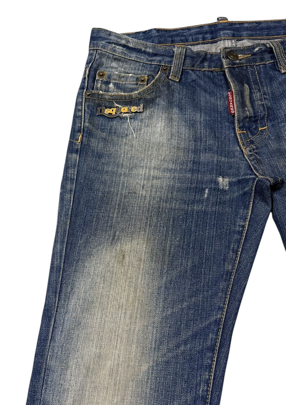 Dsquared2 Vintage Dsquared2 Distressed Flare W32 Denim Jeans Pants Size US 32 / EU 48 - 7 Thumbnail